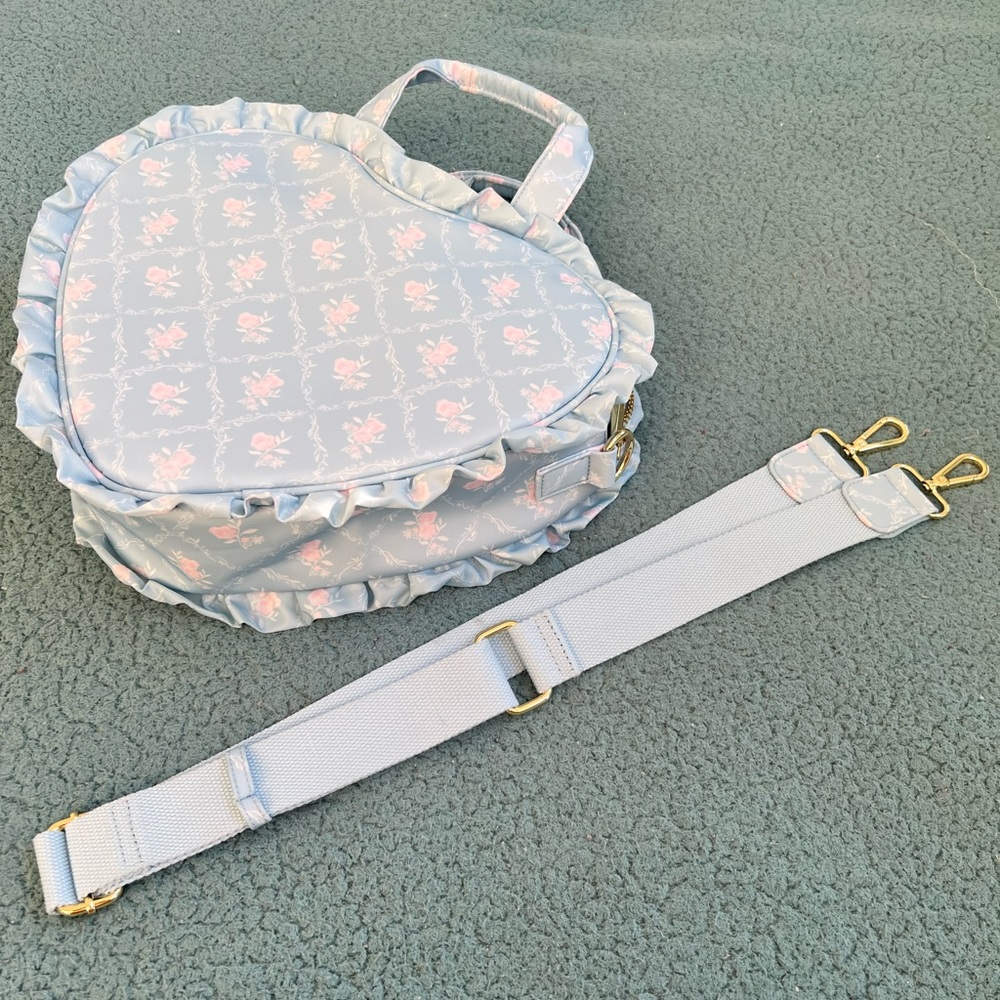 Stoney Clover Lane - High Tea Mini Ruffle Heart Tote